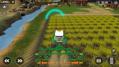Tractor Driver Harvesting Game Screenshot