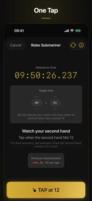 Unruh - Watch Accuracy screenshot 2