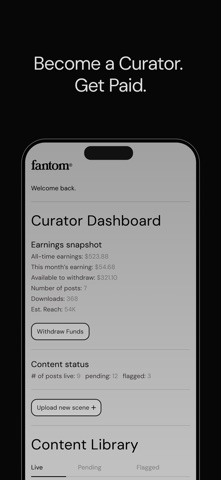 Fantom: Lifestyle Content Hub screenshot