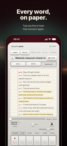 Cassette: AI Note Taker Screenshot 3 of 5