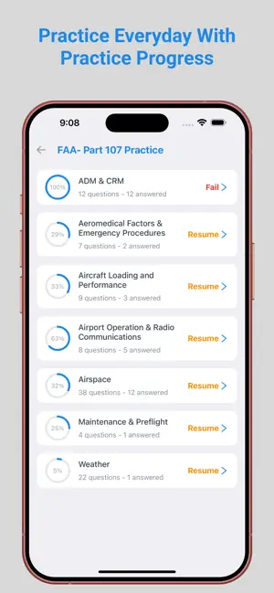 FAA - Part 107 Practice Test screenshot 3