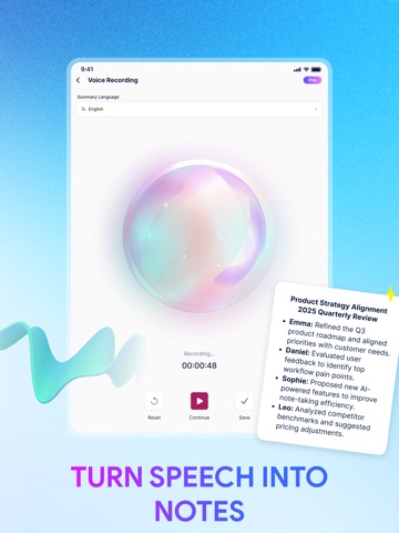 Smart Notes: AI Note-Taker iPad screenshot