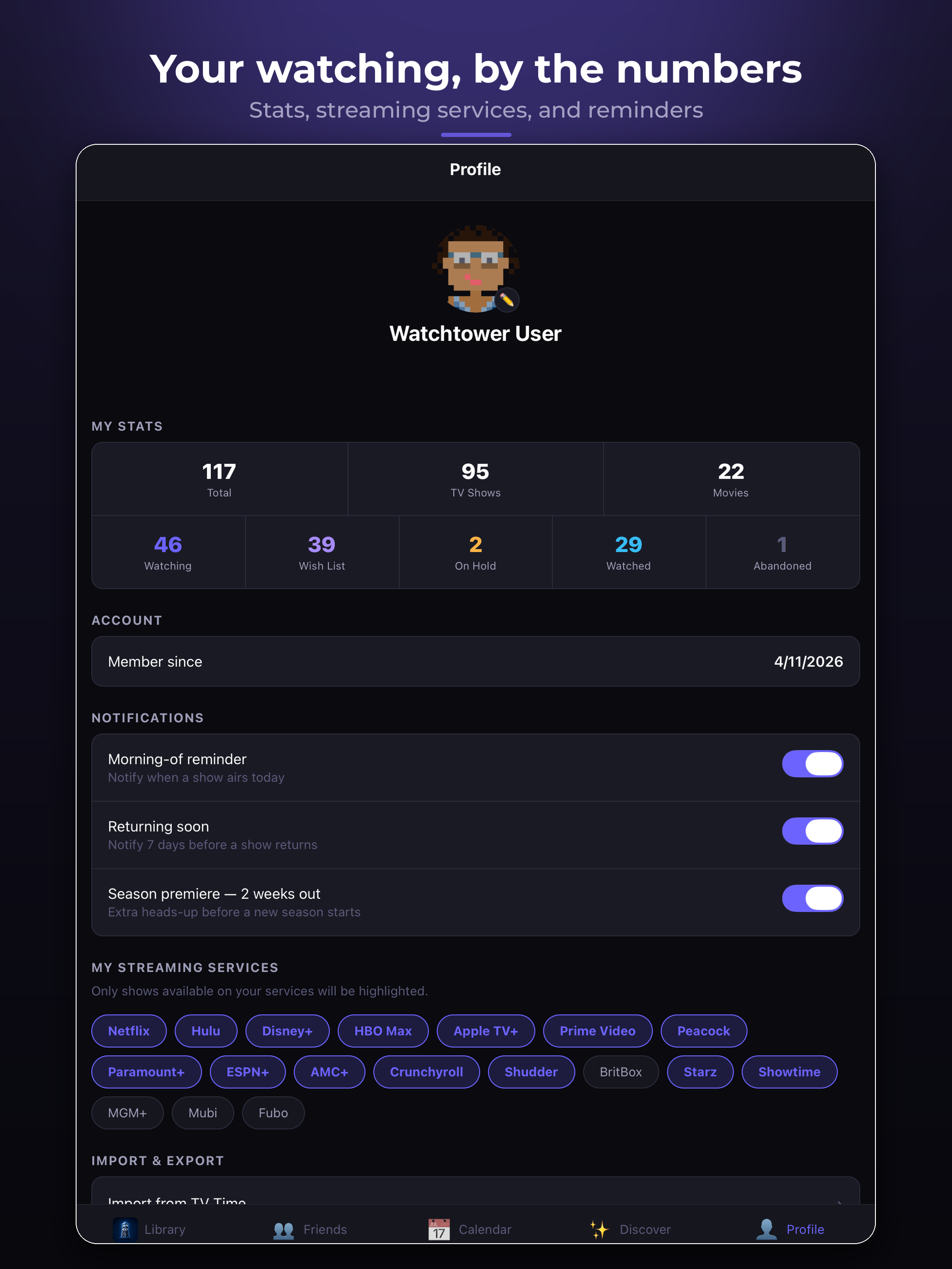 Watchtower: TV & Movie Tracker screenshot 8