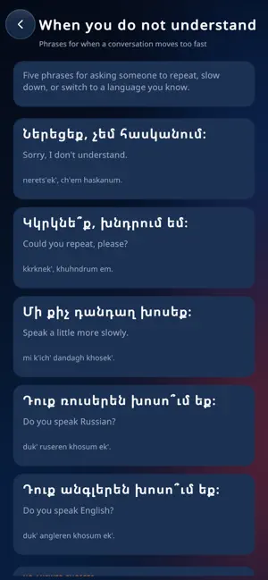 Armenian Everyday screenshot 2