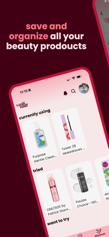 vaniti vault - beauty tracker screenshot