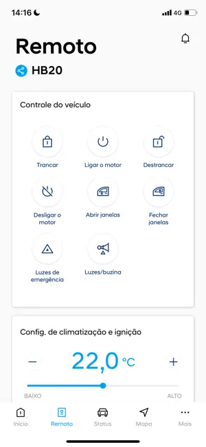 Hyundai Bluelink iPhone screenshot 2