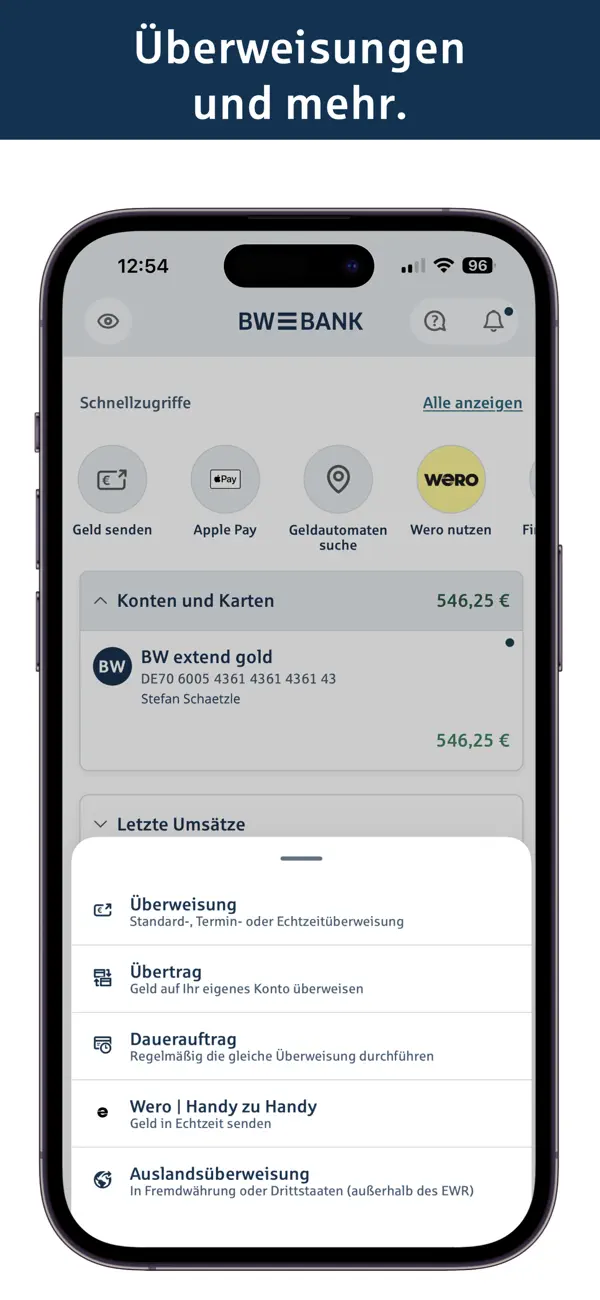 Screenshot #2 pour BW-Bank