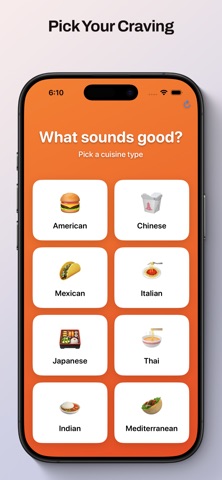 BiteBound: Food Decider screenshot