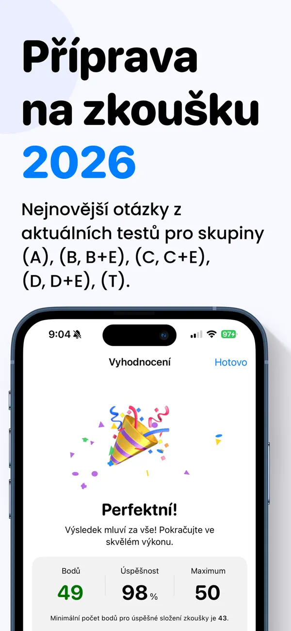 Screenshot #1 pour Autoškola Premium 2026 eTesty