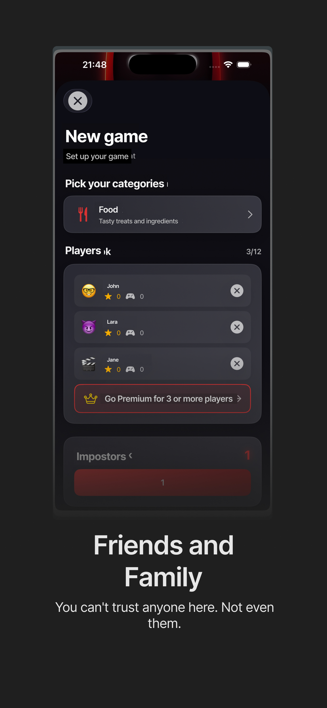 Impostor in Our Midst: Bluff screenshot 3