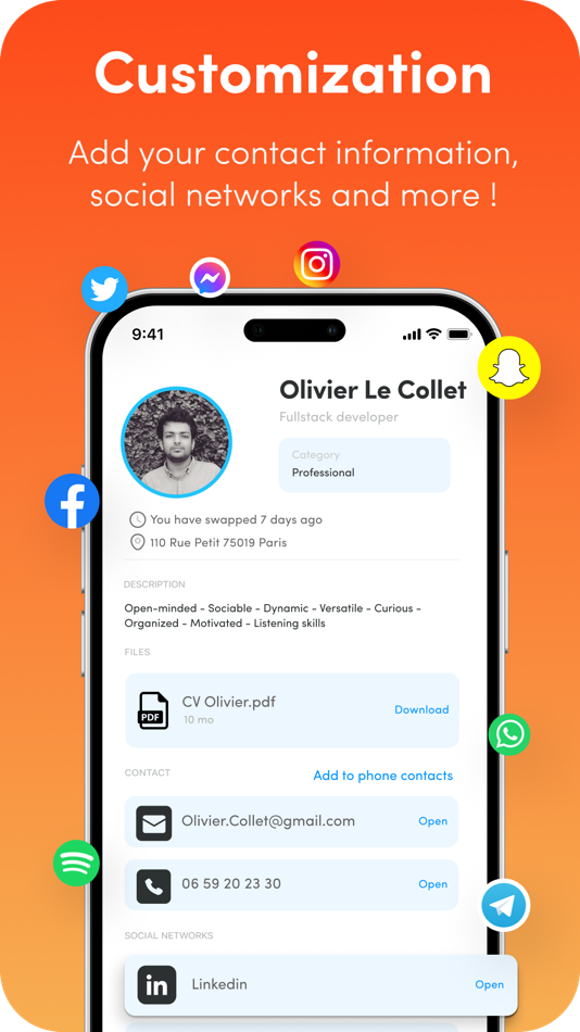 #5. Swapp • Digital cards (iOS) Podle: Swapp, Incorporated