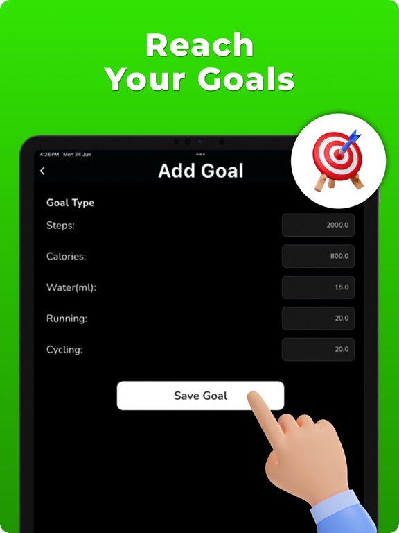 Step Counter | Pedometer iPad screenshot 3 - Health & Fitness app