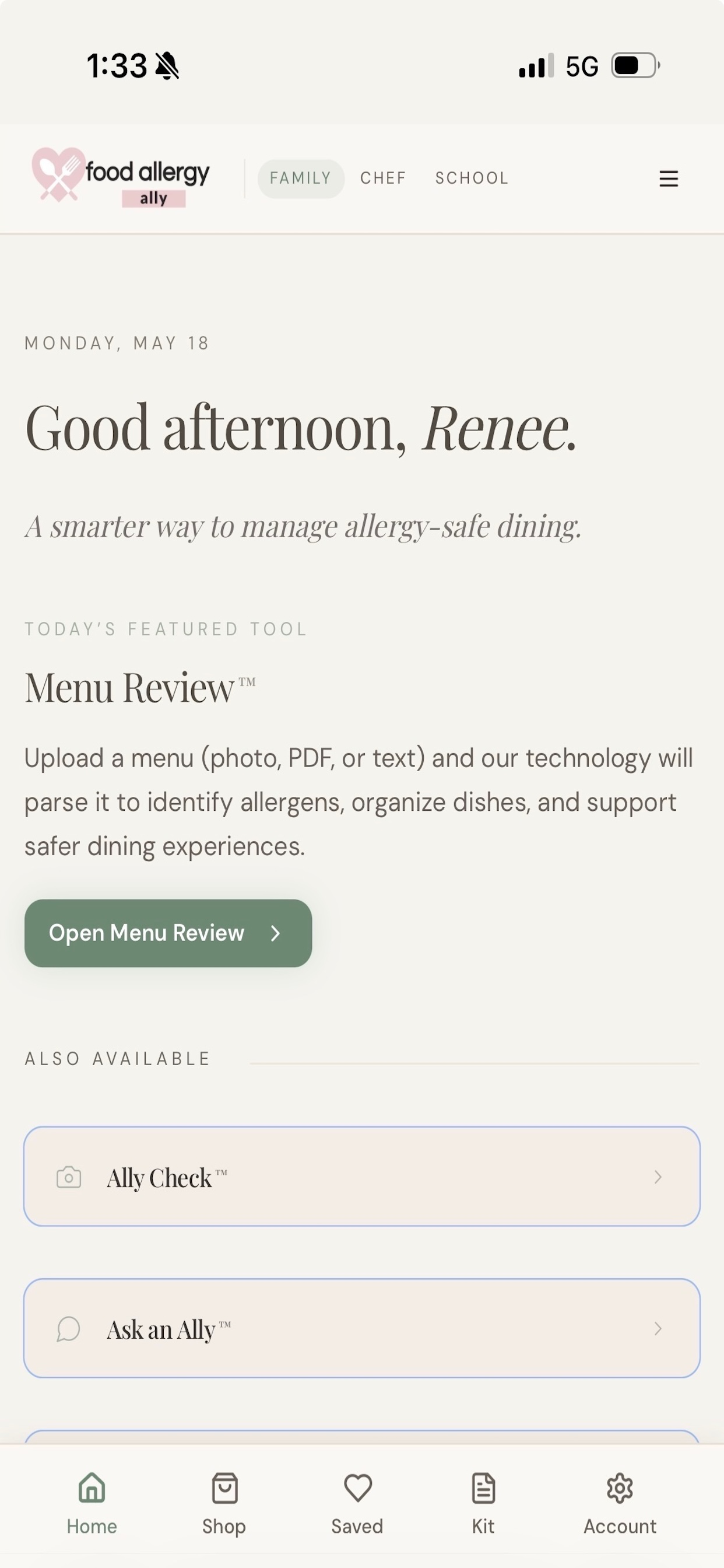Food Allergy Ally screenshot 9