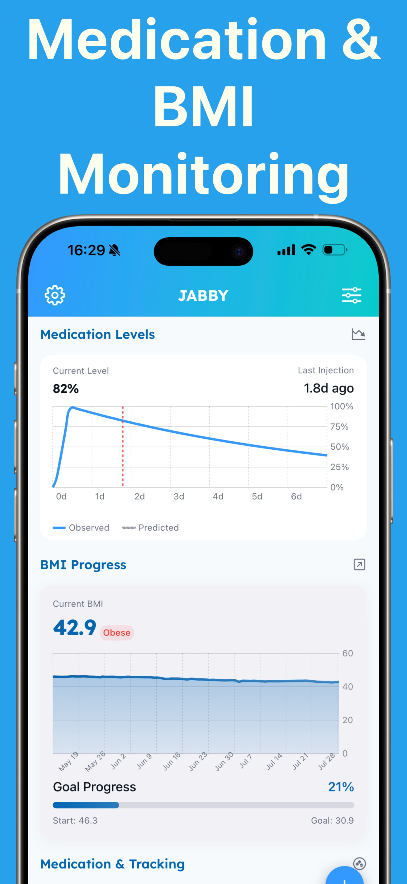 Jabby GLP-1 Medication Tracker