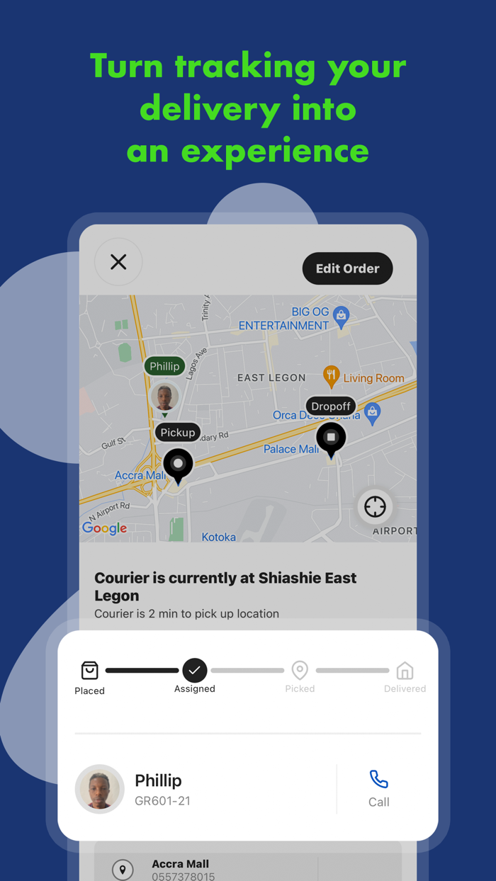 Qargo Request a Delivery
