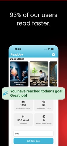 ReadUp: Speed Reading Practice screenshot