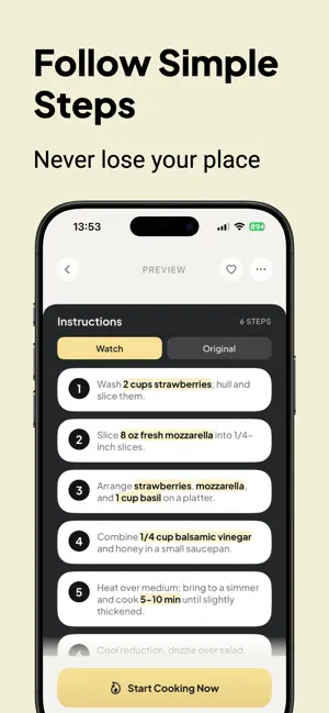 Hands-Free Recipes: Mise screenshot 3