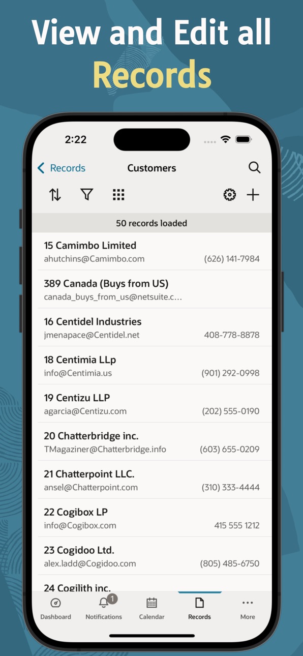 iPhone screenshot