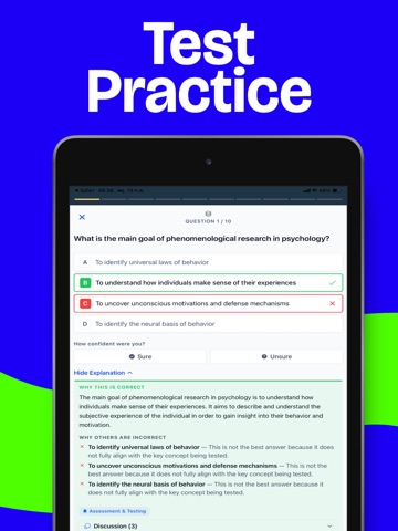 NCE Exam Prep 2026 - 2027 iPad screenshot