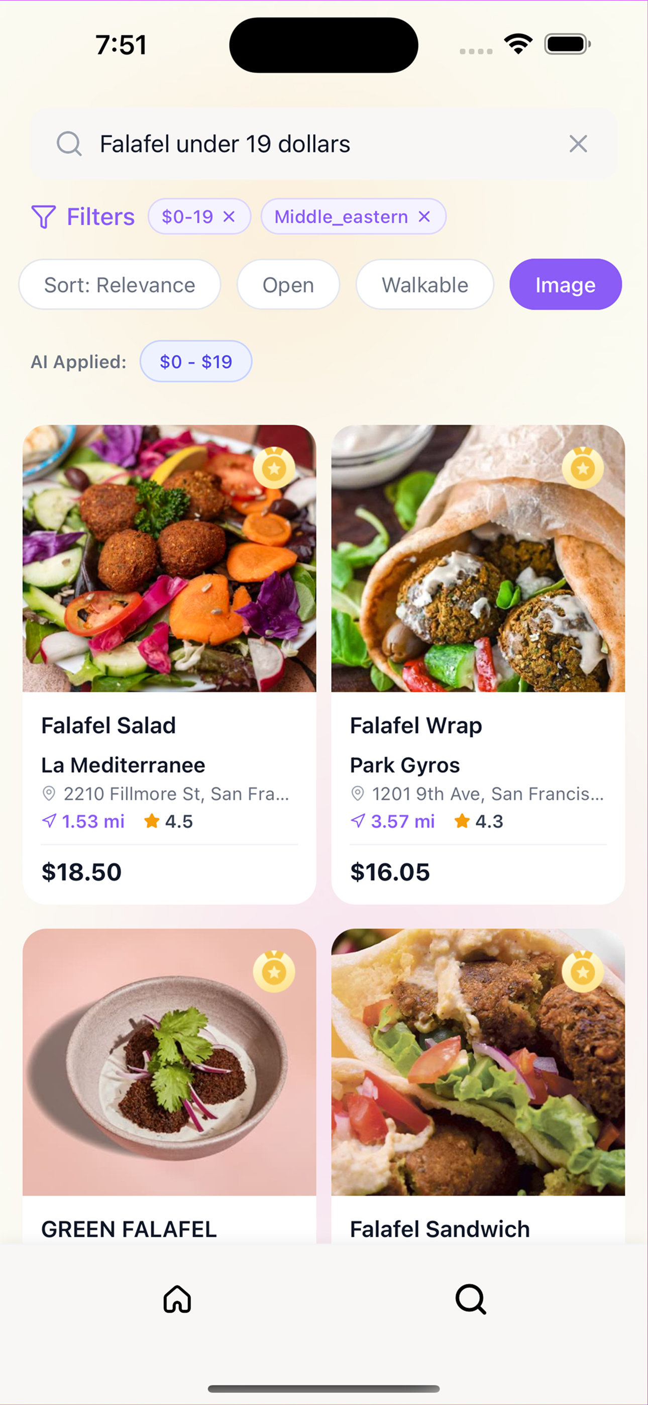 Cravr - Smarter Food Search