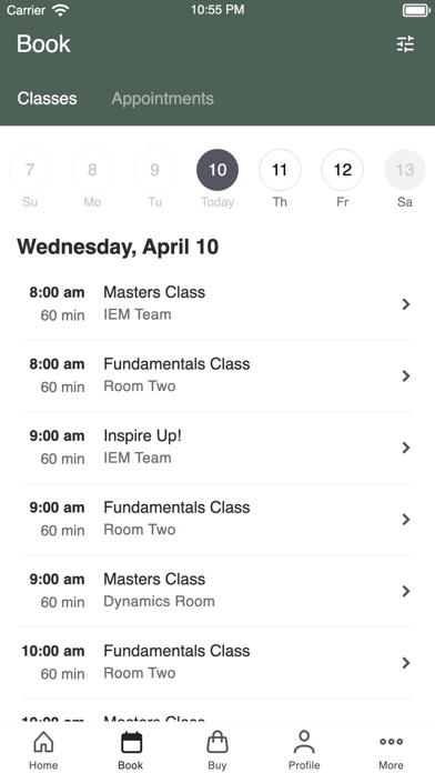 Inspire Exercise Medicine Screenshot