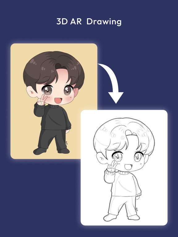 3D AR Draw Learn Steps by Step