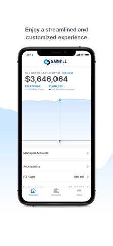 Audible Wealth Management screenshot