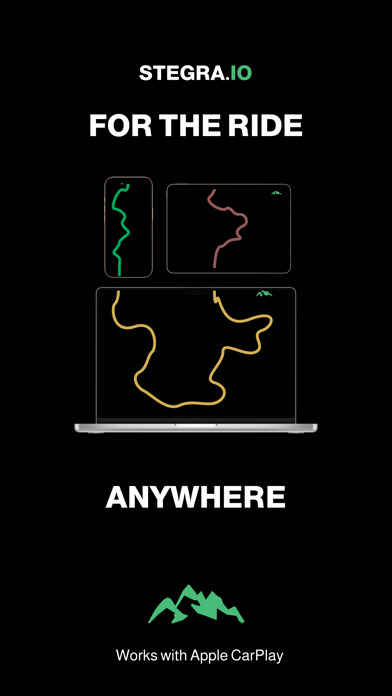 Stegra.io - Motorcycle GPS Screenshot