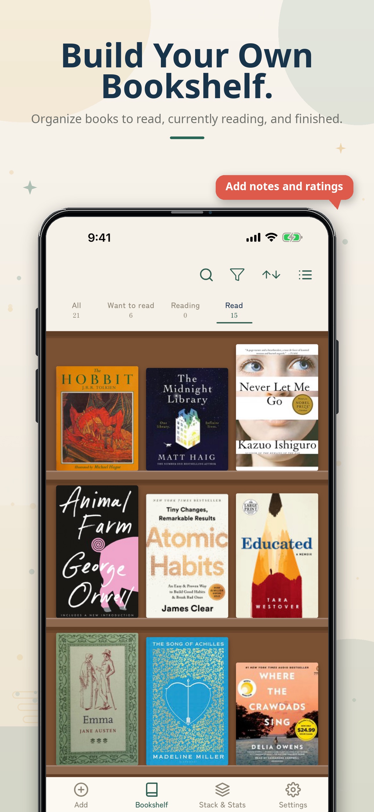 Screenshot 2 of StackBooks: Book Tracker & Log