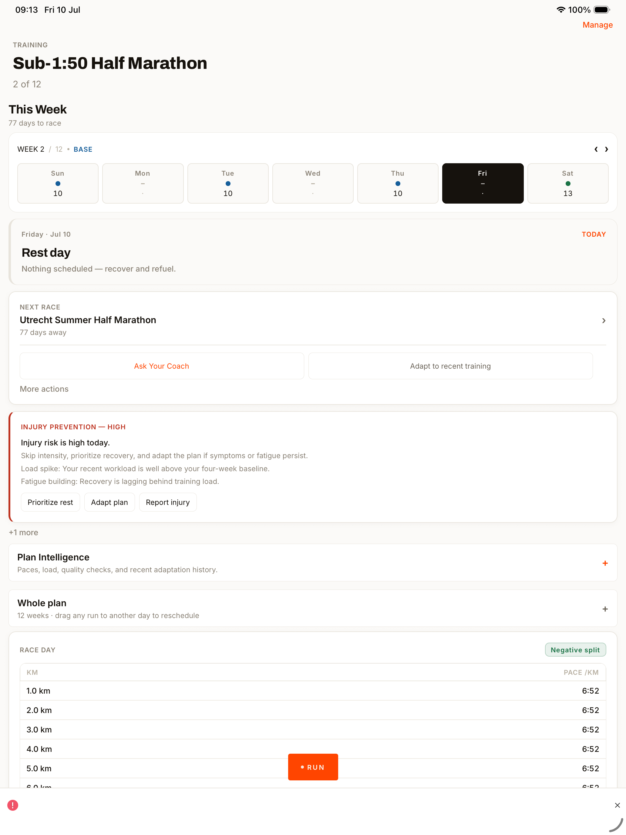 Runapt: Running Training screenshot 7
