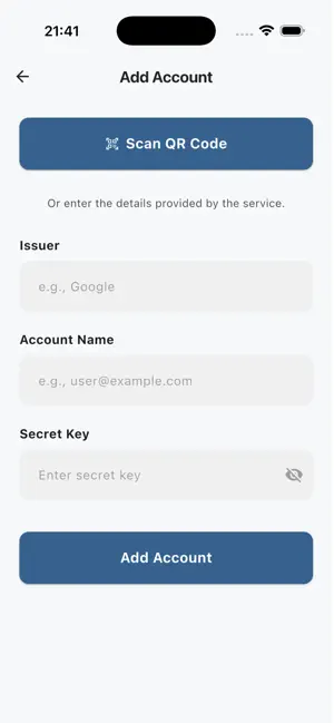 Opty - 2FA Authenticator screenshot 3