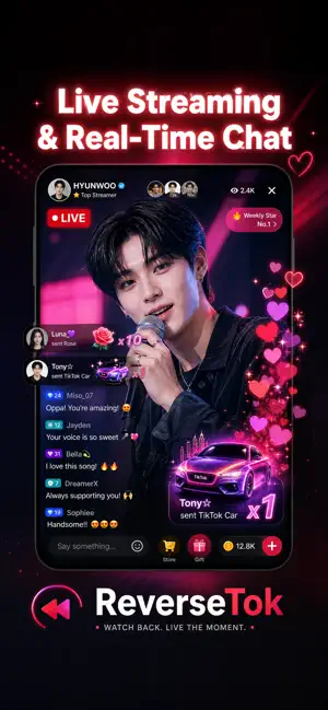 Reversetok- LIVE & AI Chat screenshot 4