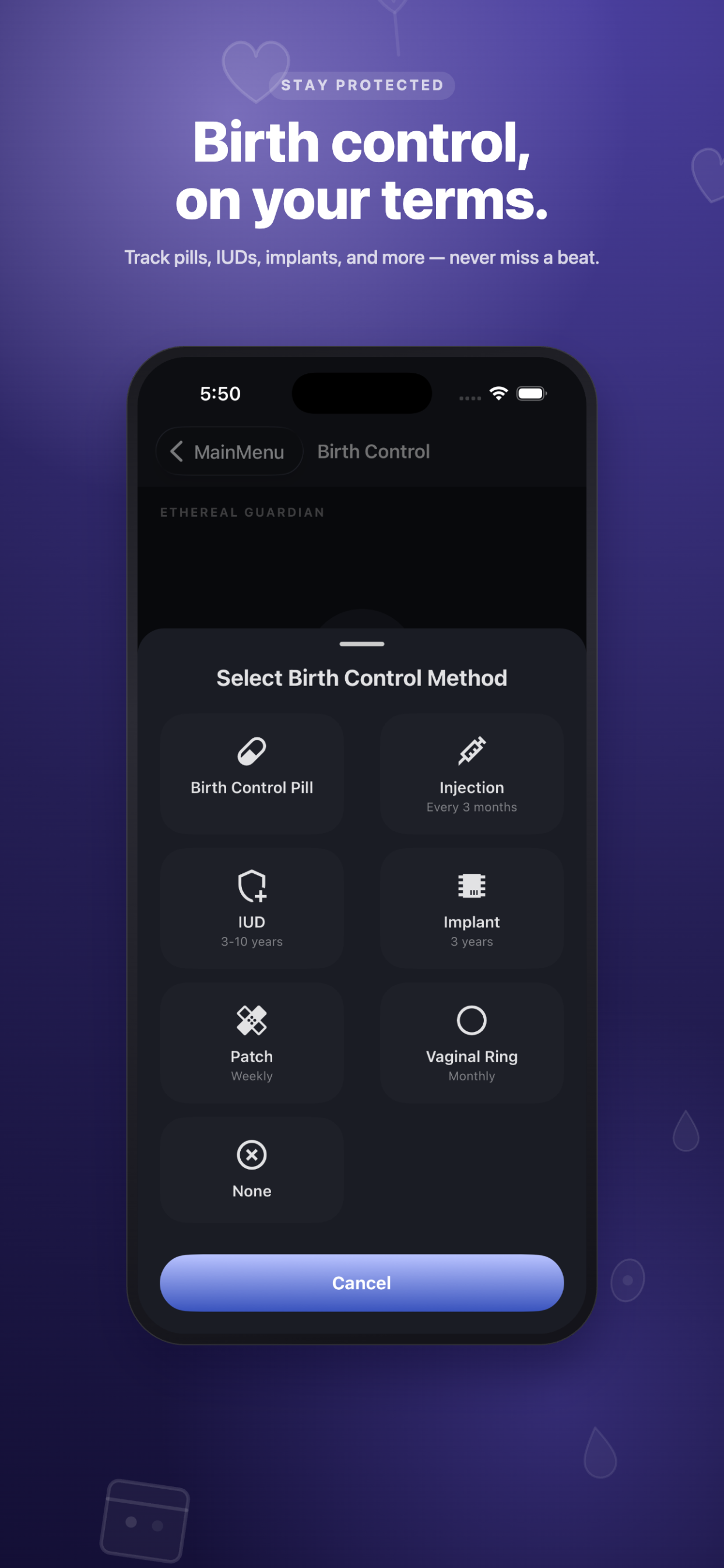 Ovexa: Period & Cycle Planner screenshot 3