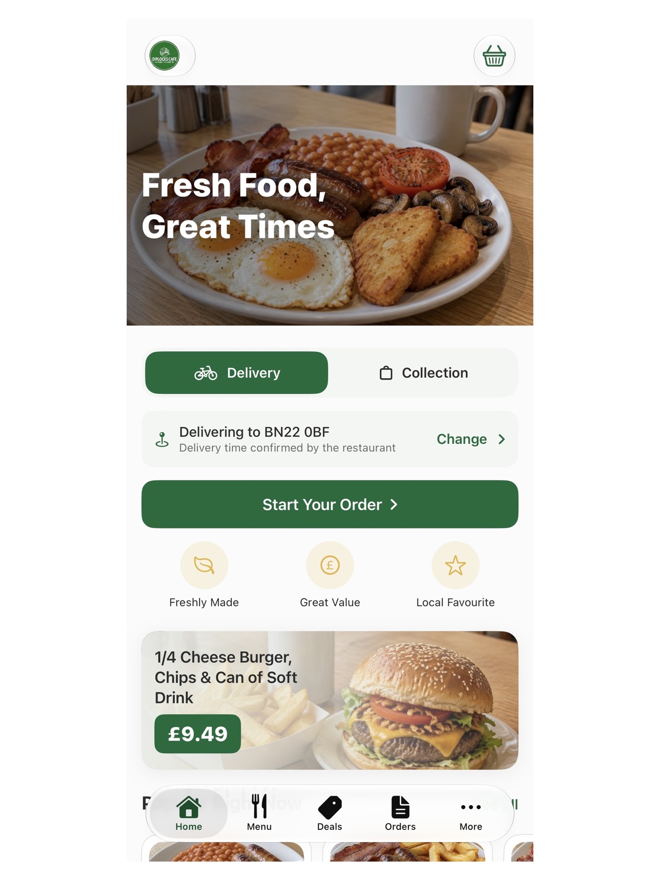 Screenshot 10 of Diplocks Cafe App