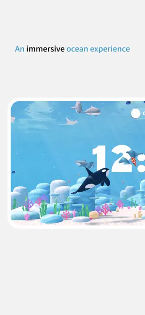 Healing Clock: Ocean Zen screenshot 3