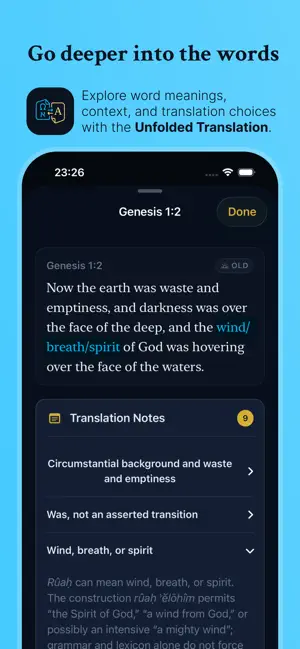 Unfolded BIBLE: Word in Full screenshot 2