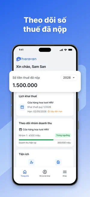 Haravan eTax screenshot 2