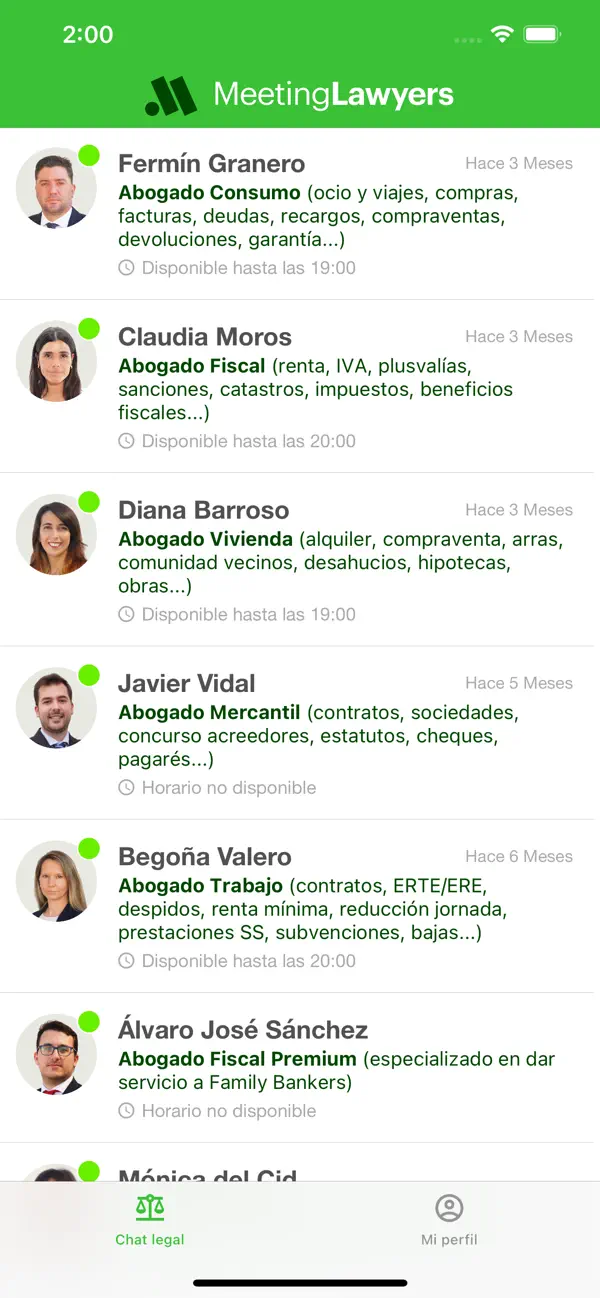 Screenshot #3 pour MeetingLawyers