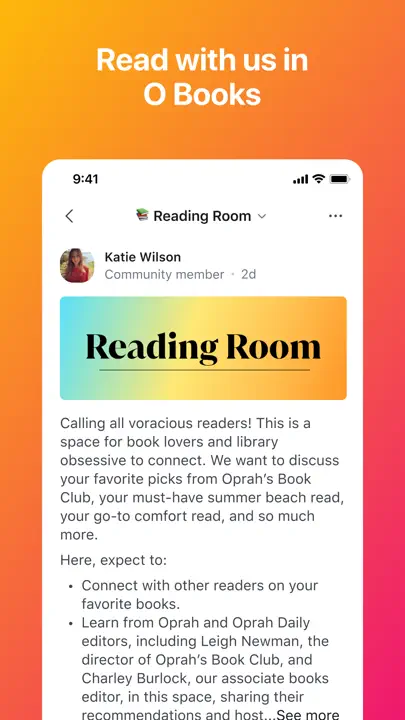 Oprah Insider Community iPhone Screenshot 4