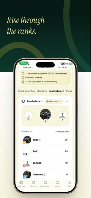 MATCHA: Tennis & Padel screenshot 3