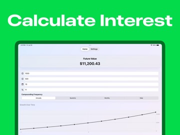 Compound Interest Calculator 6 iPad screenshot