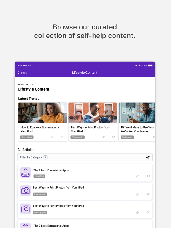 App screenshot