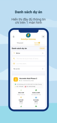 SolarEye Gateway screenshot