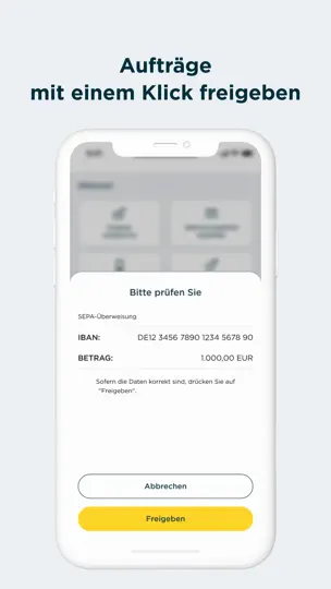 Screenshot von Commerzbank PhotoTAN auf dem iPhone 5
