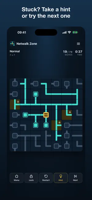 Netwalk Zone: Network Puzzle screenshot 4