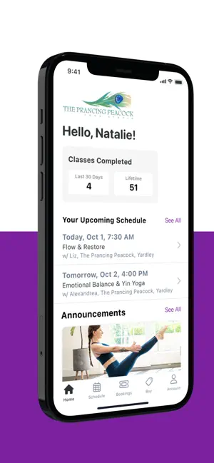 Prancing Peacock App screenshot 1