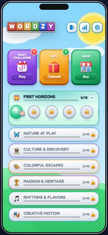 Wordzy: Word Associations iPhone screenshot