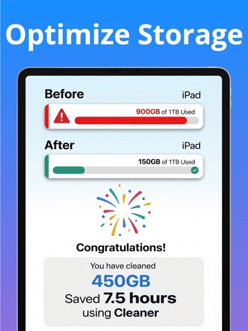 Phone Storage Cleanup: Cleaner iPad screenshot