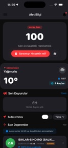 Hatay Afet Bilgi Sistemi screenshot