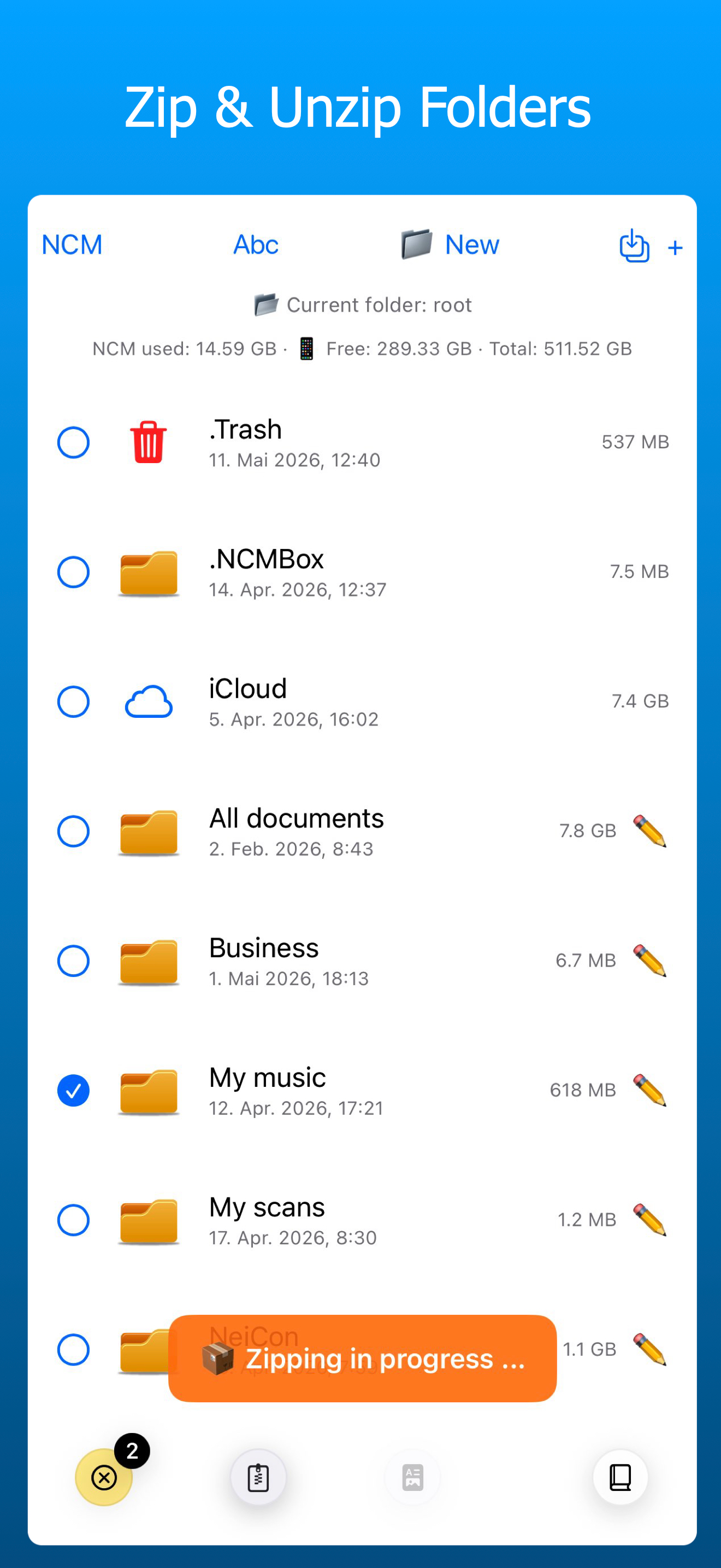 NC File Manager screenshot 3